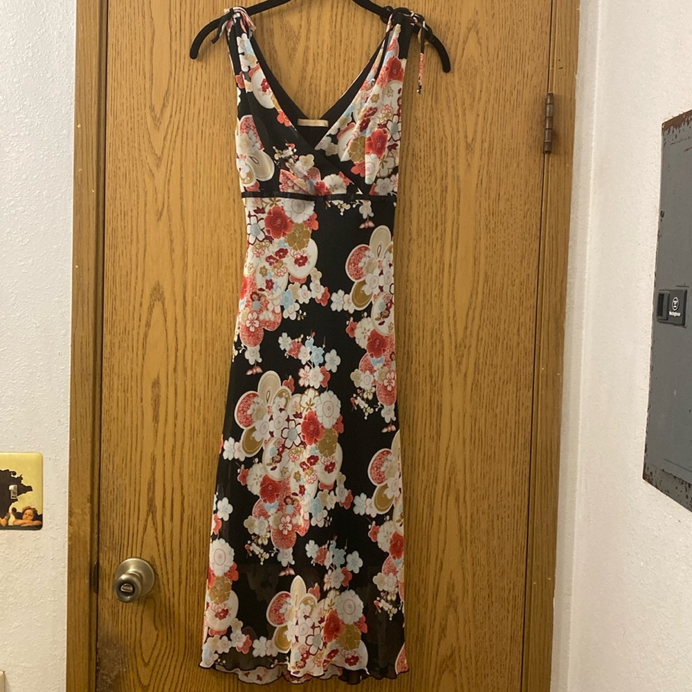 Floral midi dress
